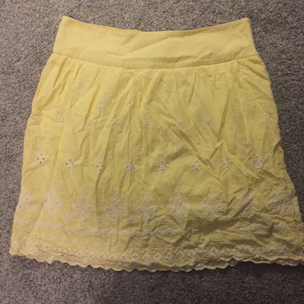 Maurices yellow skirt